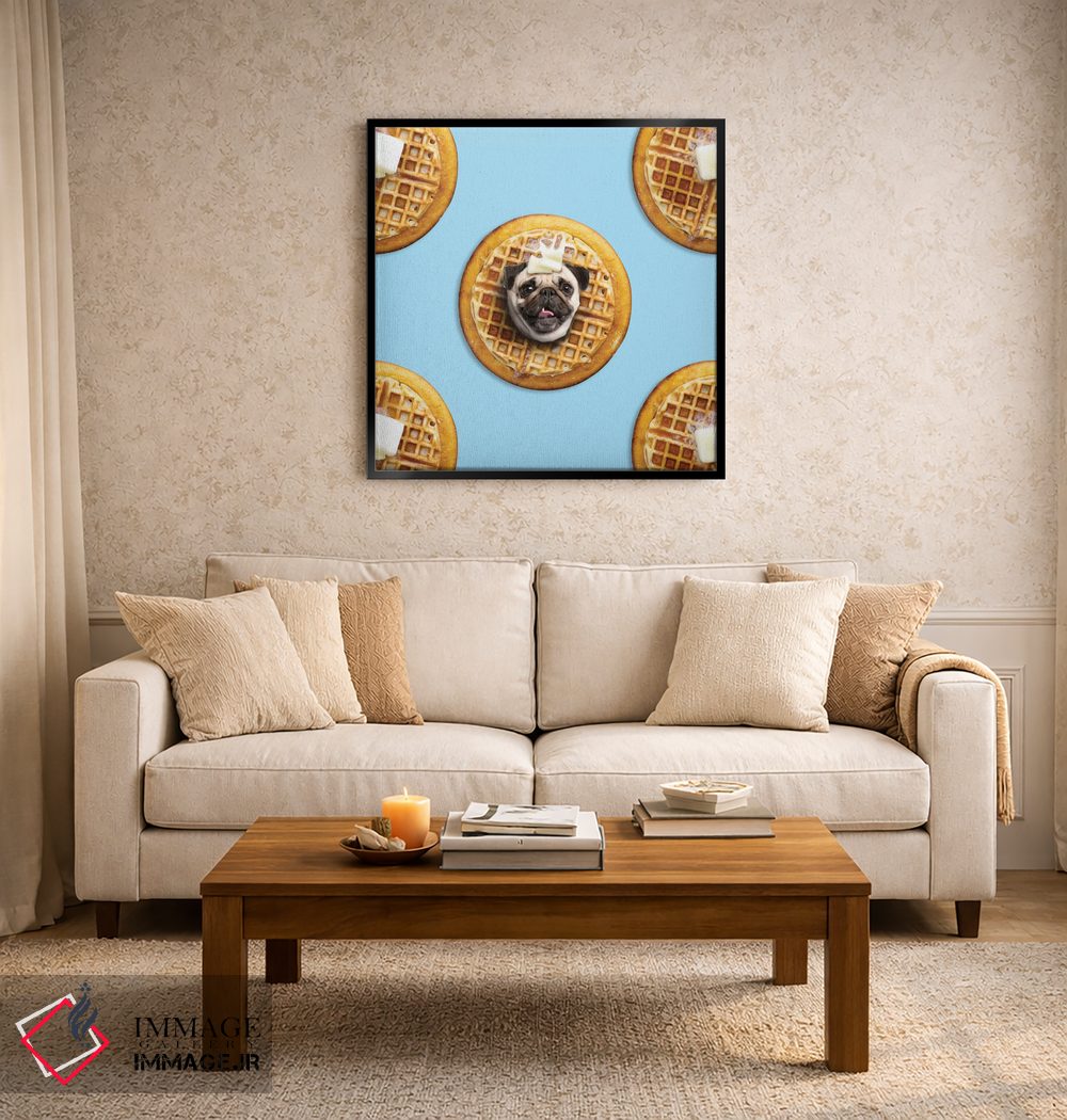 تابلو دکوراتیو پاگ وافل اثر لاستاناو - D3B