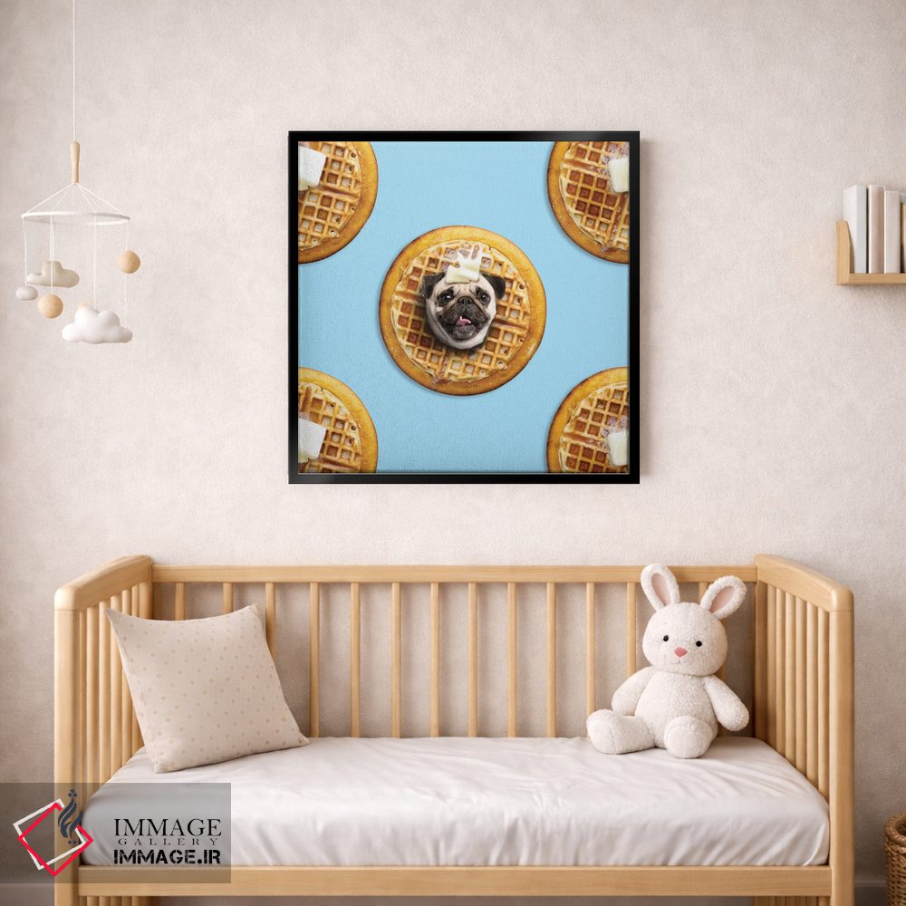 تابلو دکوراتیو پاگ وافل اثر لاستاناو - D1B