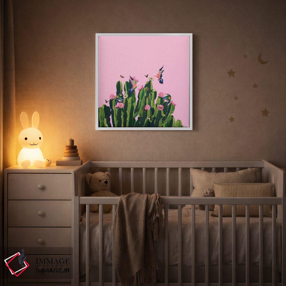 تابلو دکوراتیو کاکتوس آبدار اثر لاستاناو - D4W