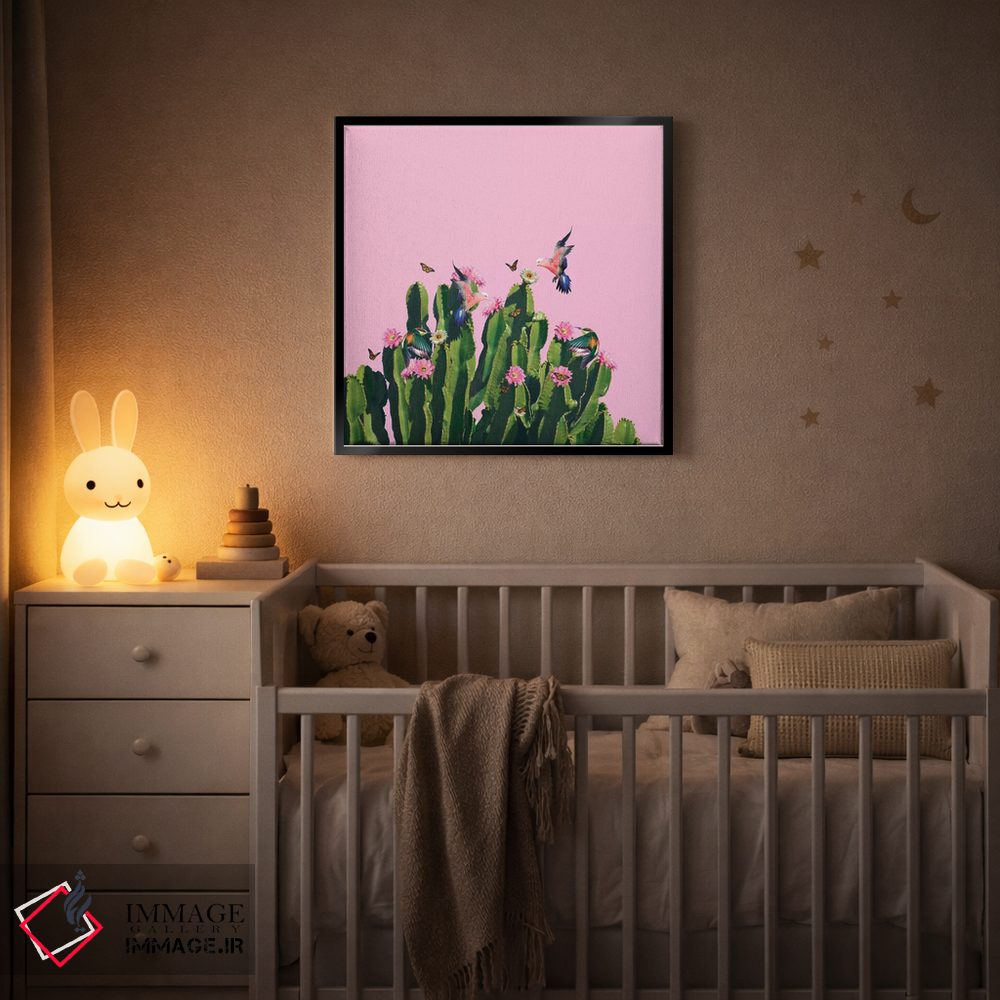 تابلو دکوراتیو کاکتوس آبدار اثر لاستاناو - D5B