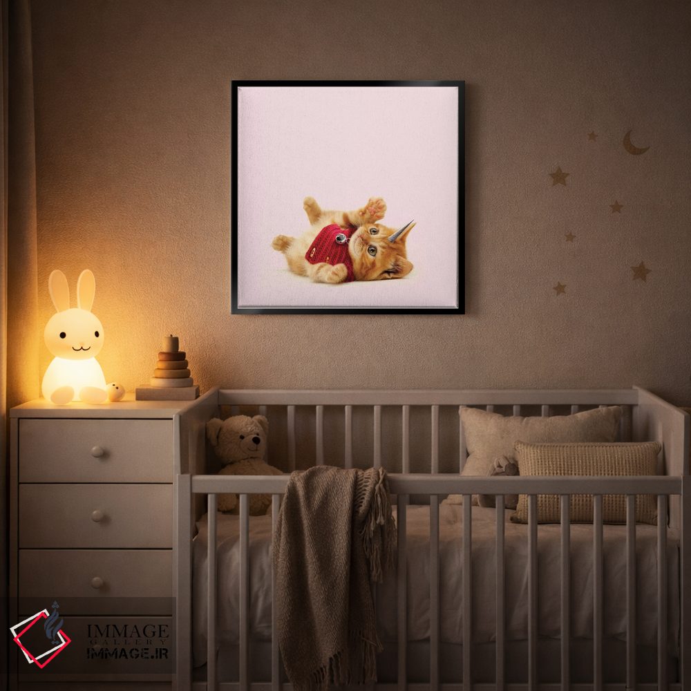 تابلو دکوراتیو گربه تک شاخ اثر لاستاناو - D5B