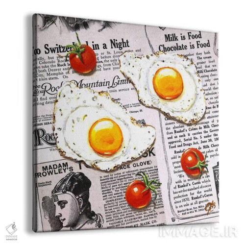 تابلو دکوراتیو انتظارات تخم مرغی اثر لنا اسمیرنوا - نمای پرسپکتیو محصول