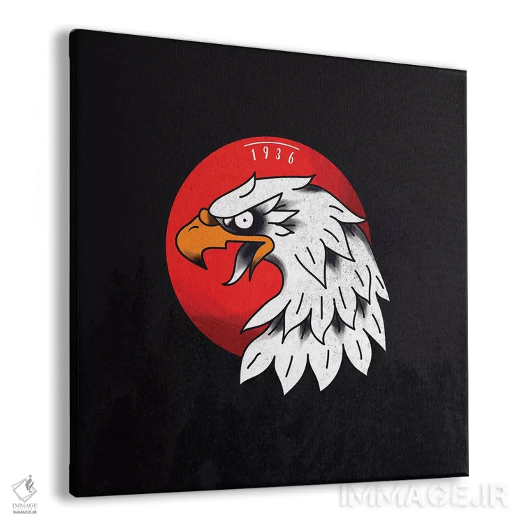 تابلو دکوراتیو تتو کلاسیک عقاب ۱۹۳۶ اثر لاستاناو - نمای پرسپکتیو محصول
