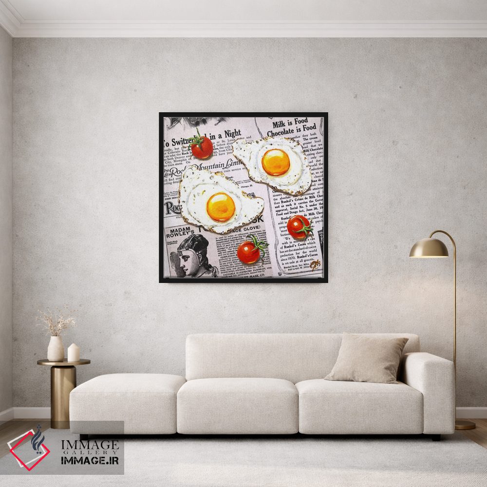 تابلو دکوراتیو انتظارات تخم مرغی اثر لنا اسمیرنوا - D1B