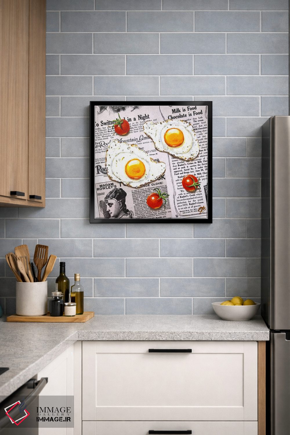 تابلو دکوراتیو انتظارات تخم مرغی اثر لنا اسمیرنوا - D4B