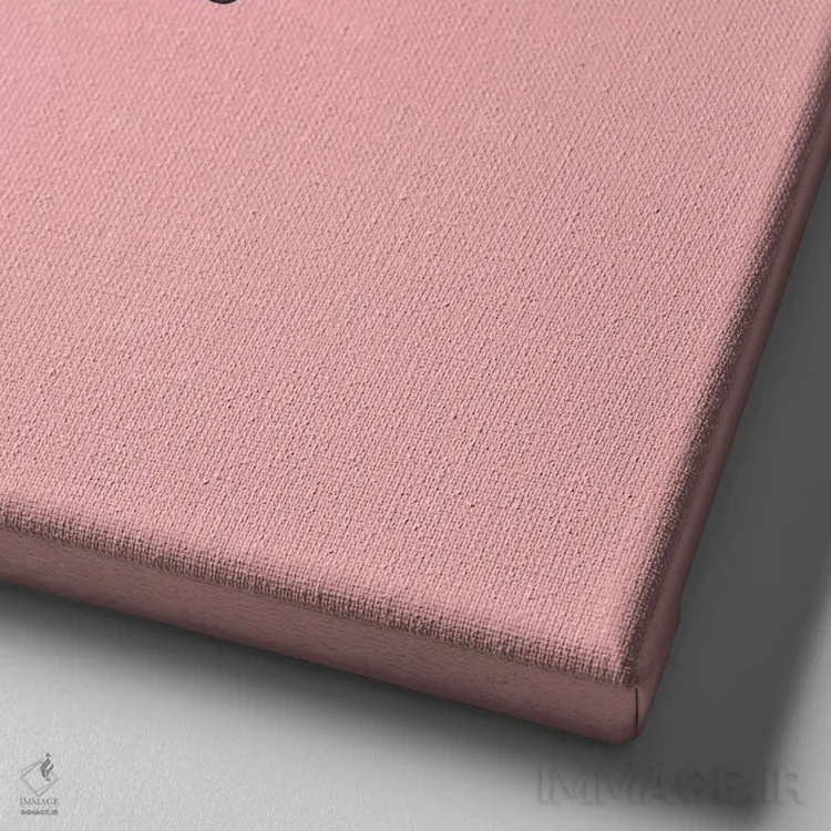 تابلو دکوراتیو تتو کلاسیک پلنگ با شعله ها و رز اثر لاستاناو - نمای نزدیک بافت بوم