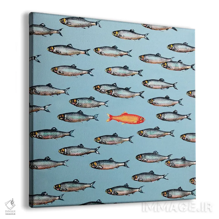 تابلو دکوراتیو طعمه انحرافی اثر لنا اسمیرنوا - نمای پرسپکتیو محصول