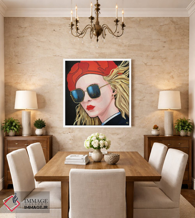 تابلو دکوراتیو کلاه قرمزی کوچک اثر لنا اسمیرنوا - D2W