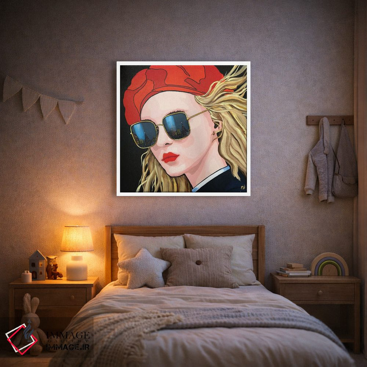 تابلو دکوراتیو کلاه قرمزی کوچک اثر لنا اسمیرنوا - D1W