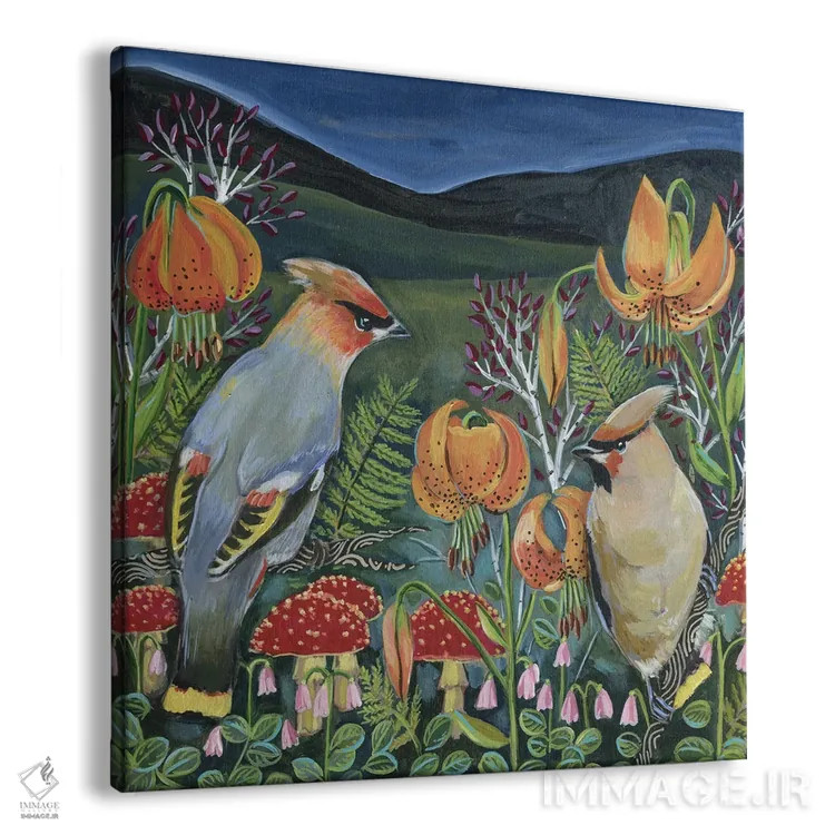 تابلو دکوراتیو موم بال سدار اثر لینه آ توبیاس - نمای پرسپکتیو محصول