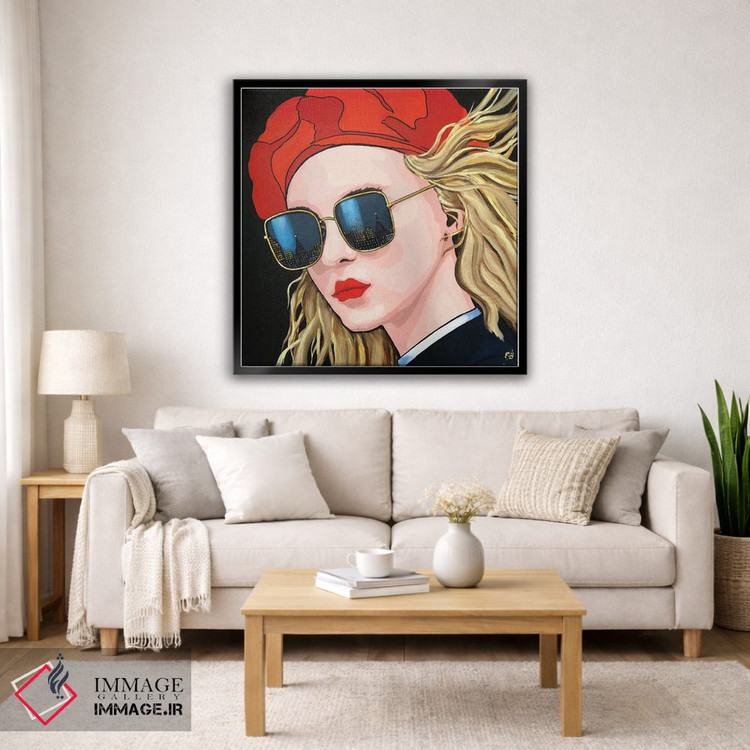 تابلو دکوراتیو کلاه قرمزی کوچک اثر لنا اسمیرنوا - D3B