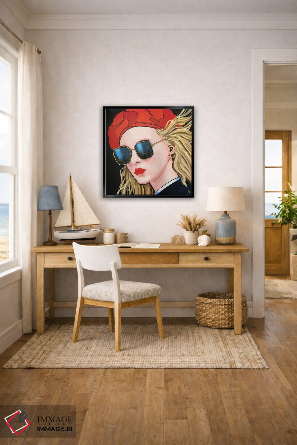 تابلو دکوراتیو کلاه قرمزی کوچک اثر لنا اسمیرنوا - D4B