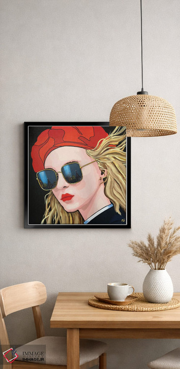 تابلو دکوراتیو کلاه قرمزی کوچک اثر لنا اسمیرنوا - D5B