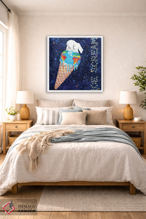 تابلو دکوراتیو جیغ یخی اثر لنا اسمیرنوا - D4W