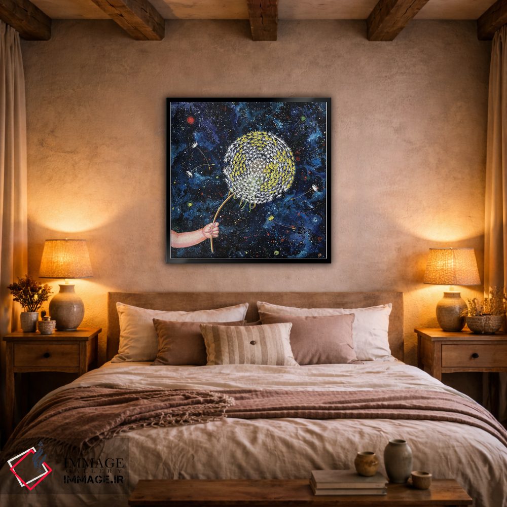 تابلو دکوراتیو قاصدک اثر لنا اسمیرنوا - D3B