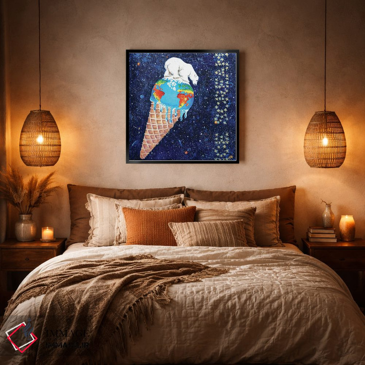 تابلو دکوراتیو جیغ یخی اثر لنا اسمیرنوا - D5B