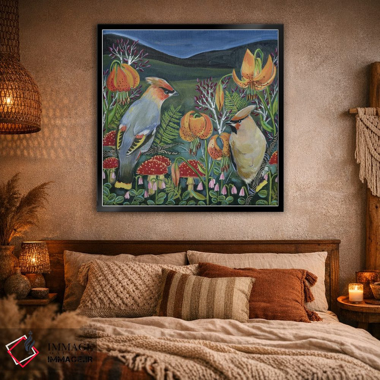 تابلو دکوراتیو موم بال سدار اثر لینه آ توبیاس - D1B