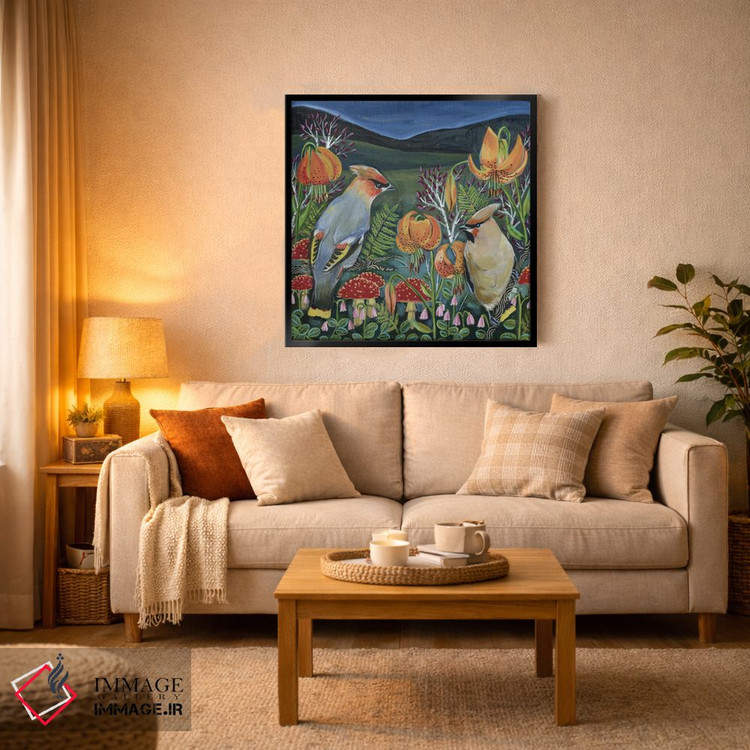 تابلو دکوراتیو موم بال سدار اثر لینه آ توبیاس - D4B