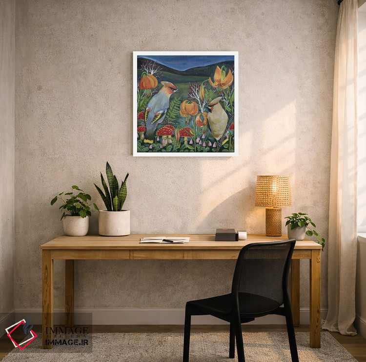 تابلو دکوراتیو موم بال سدار اثر لینه آ توبیاس - D5W