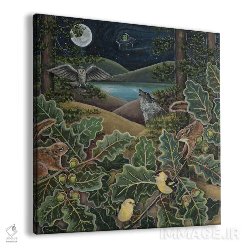 تابلو دکوراتیو مرا به بالا بفرست اثر لینه آ توبیاس - نمای پرسپکتیو محصول