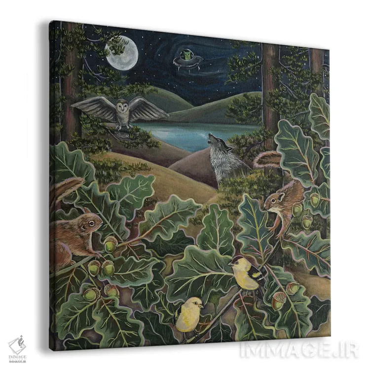 تابلو دکوراتیو مرا به بالا بفرست اثر لینه آ توبیاس - نمای پرسپکتیو محصول