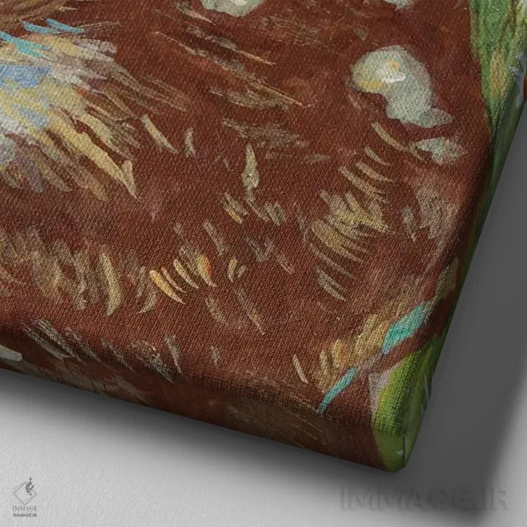 تابلو دکوراتیو بچه گوزن I اثر لینه آ توبیاس - نمای نزدیک بافت بوم