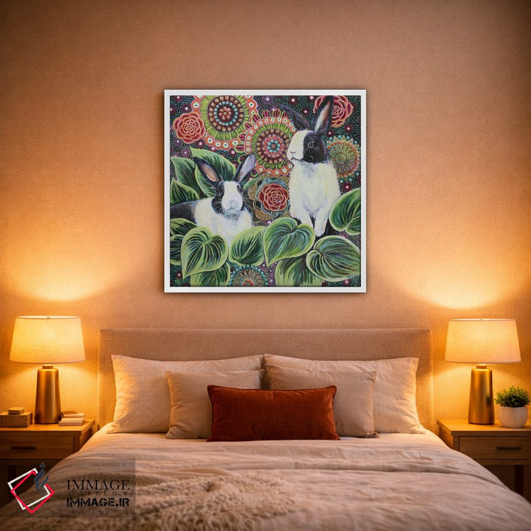 تابلو دکوراتیو خرگوش های رویا اثر لینه آ توبیاس - D1W