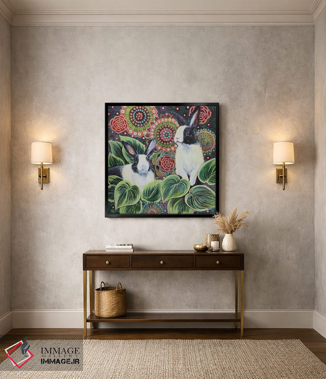 تابلو دکوراتیو خرگوش های رویا اثر لینه آ توبیاس - D4B