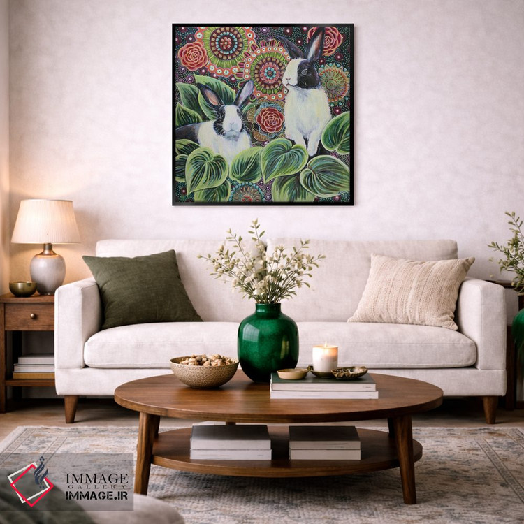 تابلو دکوراتیو خرگوش های رویا اثر لینه آ توبیاس - D3B