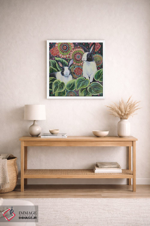 تابلو دکوراتیو خرگوش های رویا اثر لینه آ توبیاس - D2W