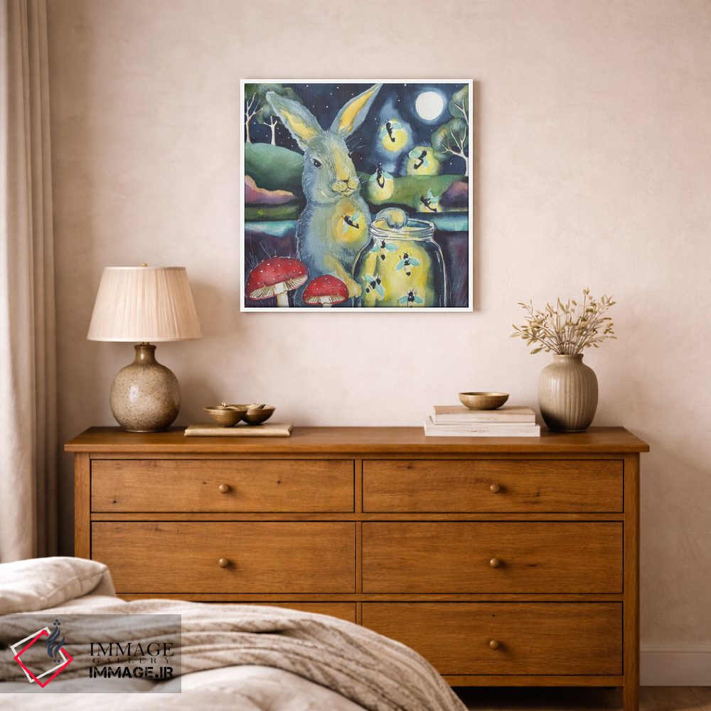 تابلو دکوراتیو روشن گری اثر لینه آ توبیاس - D1W