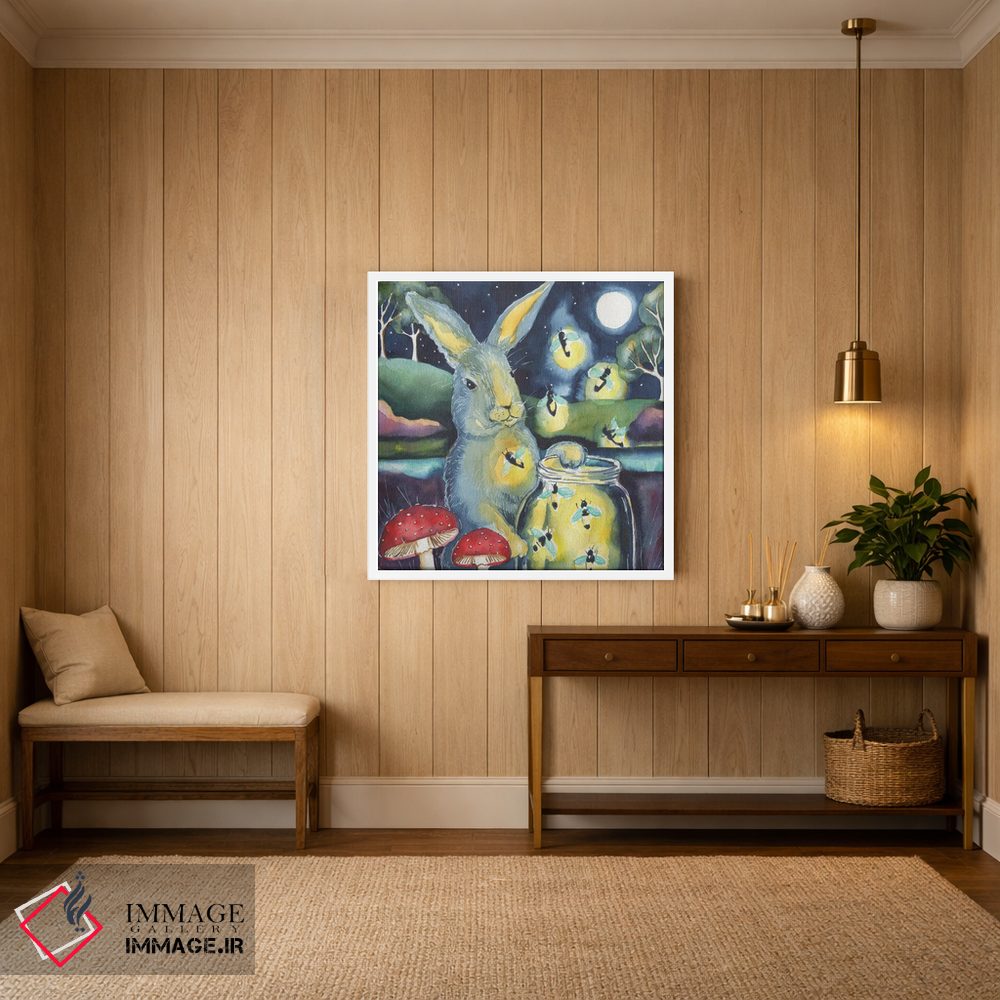 تابلو دکوراتیو روشن گری اثر لینه آ توبیاس - D2W