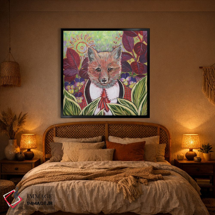 تابلو دکوراتیو روباه اثر لینه آ توبیاس - D1B