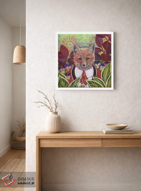 تابلو دکوراتیو روباه اثر لینه آ توبیاس - D2W