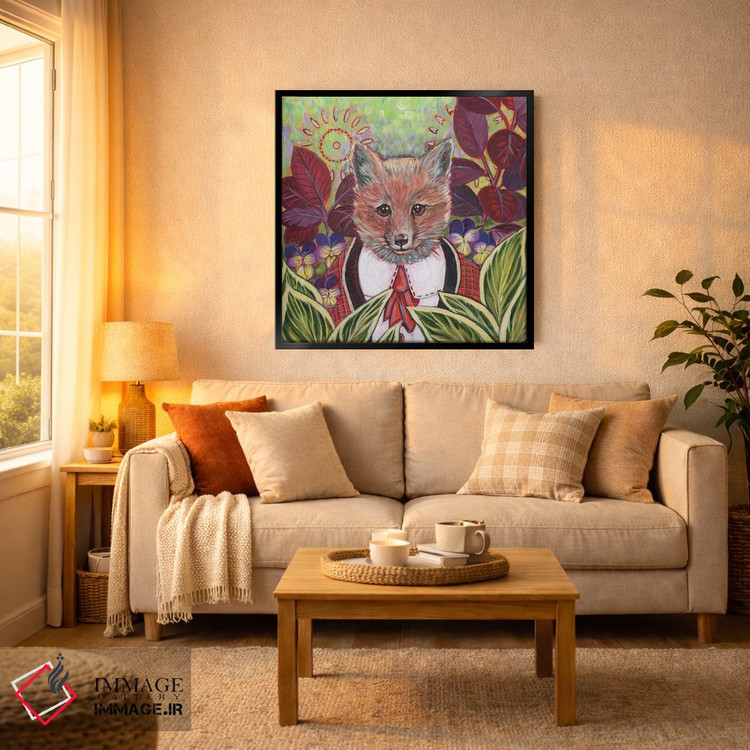 تابلو دکوراتیو روباه اثر لینه آ توبیاس - D3B