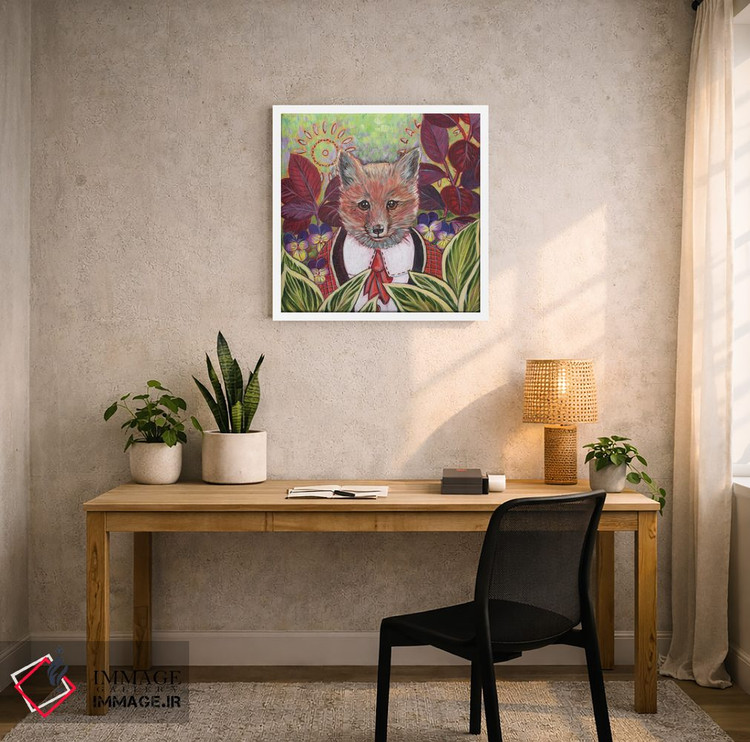 تابلو دکوراتیو روباه اثر لینه آ توبیاس - D4W