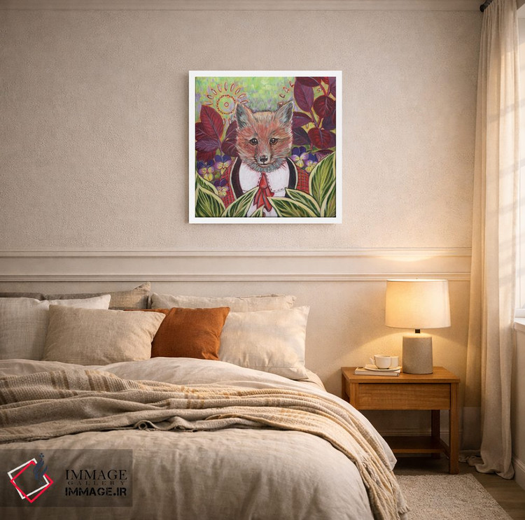تابلو دکوراتیو روباه اثر لینه آ توبیاس - D5W