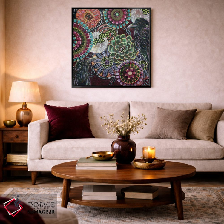 تابلو دکوراتیو آشیانه ات را پر کن III اثر لینه آ توبیاس - D5B