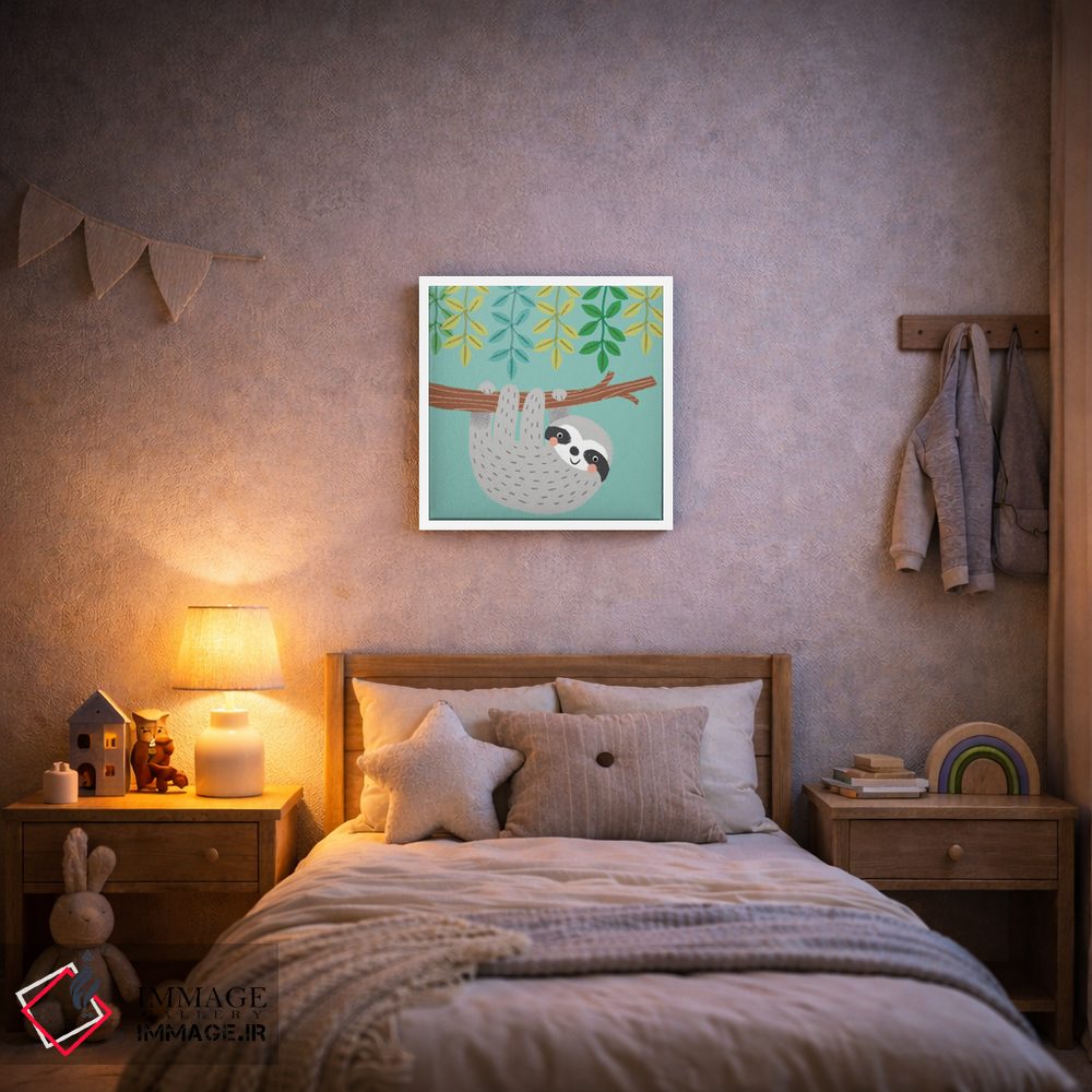 تابلو دکوراتیو تنبل جنگل I اثر لوییز آنگلیکاس - D6W