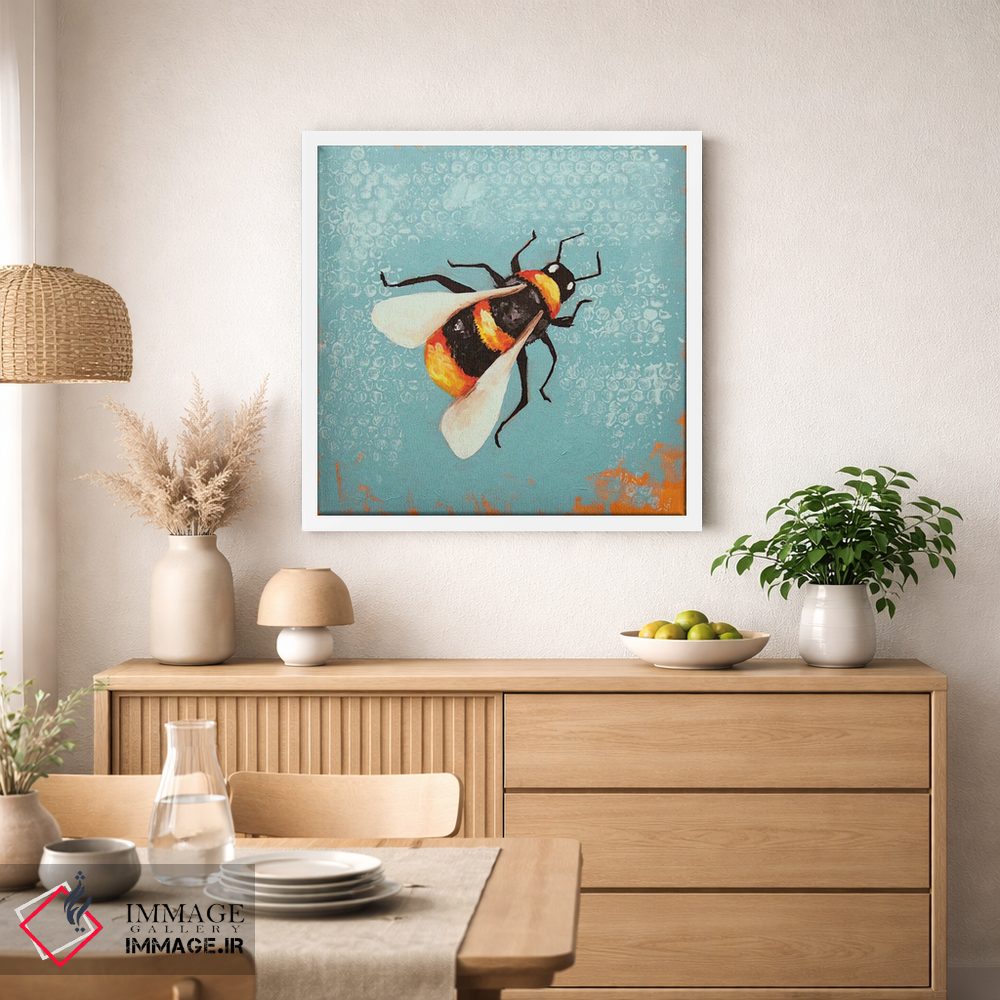 تابلو دکوراتیو نقاشی زنبور اثر لوسیا استوارت - D1W