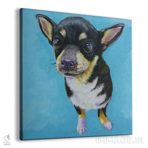 تابلو دکوراتیو سگ ریچل اثر لوسیا استوارت - نمای پرسپکتیو محصول