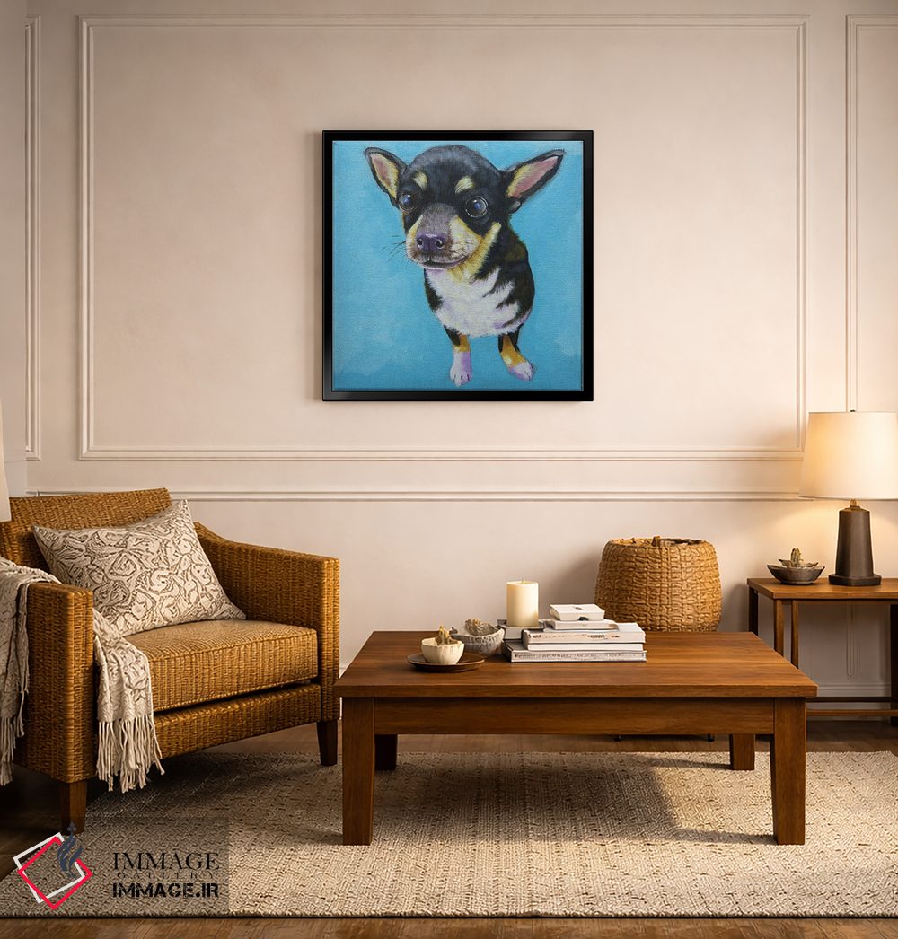تابلو دکوراتیو سگ ریچل اثر لوسیا استوارت - D6B