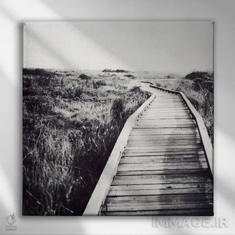 تابلو دکوراتیو آغاز کن اثر لوپن گرین - نمای روبهرو روی دیوار