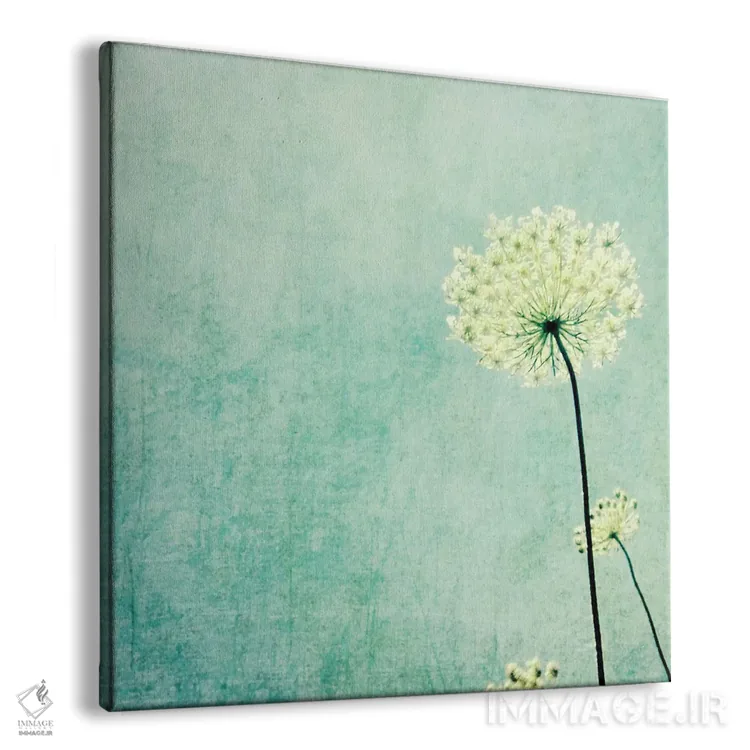 تابلو مدرن شکوفایی اثر لوپن گرین - نمای پرسپکتیو محصول