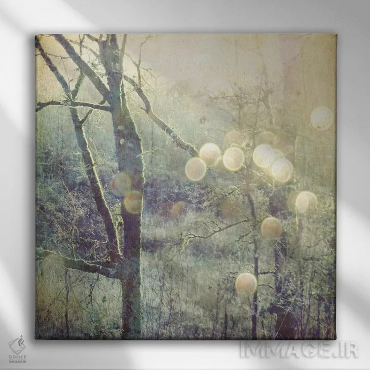 تابلو دکوراتیو به سوی رمز و راز اثر لوپن گرین - نمای روبهرو روی دیوار