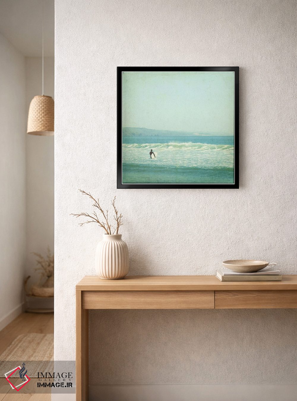 تابلو دکوراتیو موج سواری یکشنبه اثر لوپن گرین - D3B