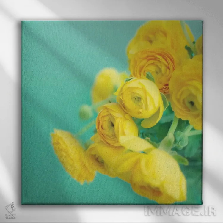 تابلو دکوراتیو شاد در کنار هم اثر لوپن گرین - نمای روبهرو روی دیوار