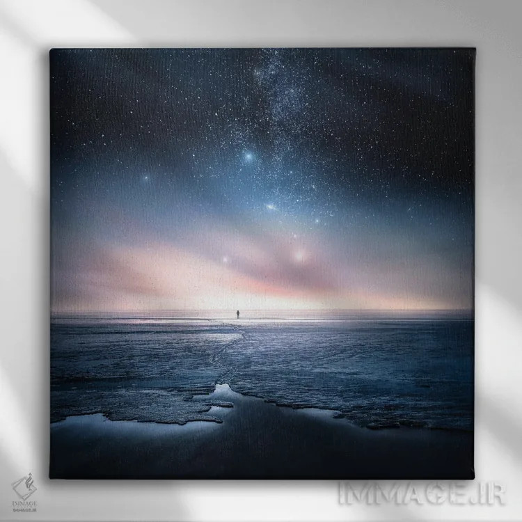 تابلو دکوراتیو رویاپرداز اثر لاری لوهی - نمای روبهرو روی دیوار