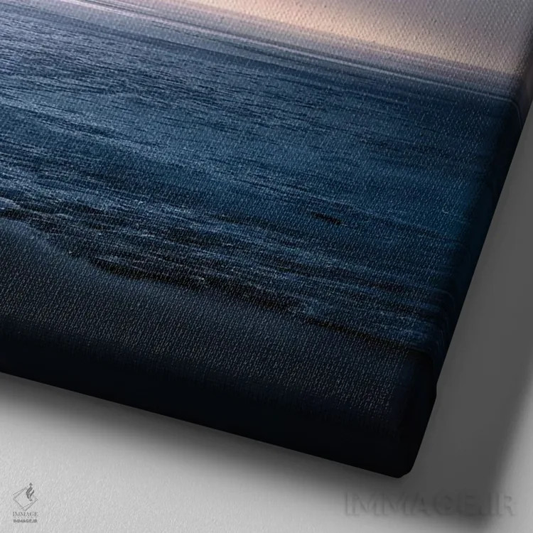 تابلو دکوراتیو رویاپرداز اثر لاری لوهی - نمای نزدیک بافت بوم