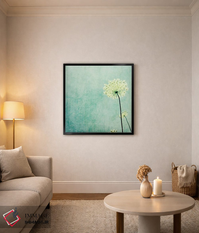 تابلو مدرن شکوفایی اثر لوپن گرین - D4B